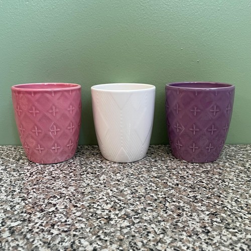 Set ceramic flower pot - 3,