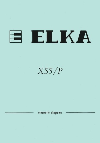 Elka x55p service manual - elka,