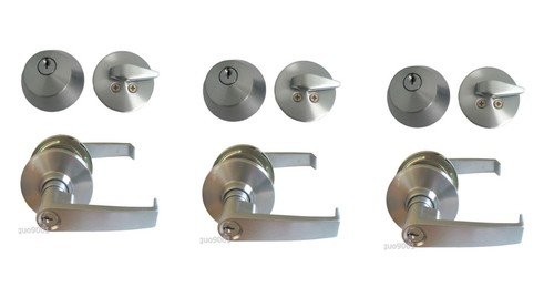 Entry door lock - entry, satin