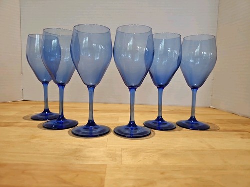 Cobalt blue wine stemware - cobalt,