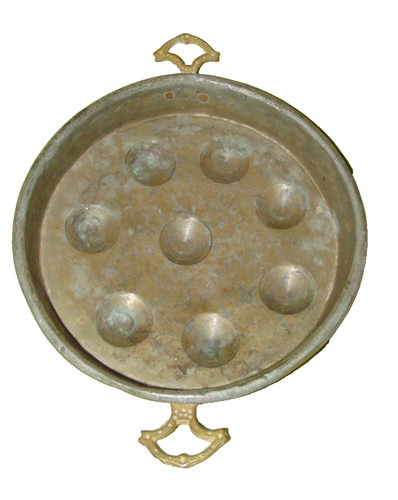 Vintage copper egg poaching - vintage,