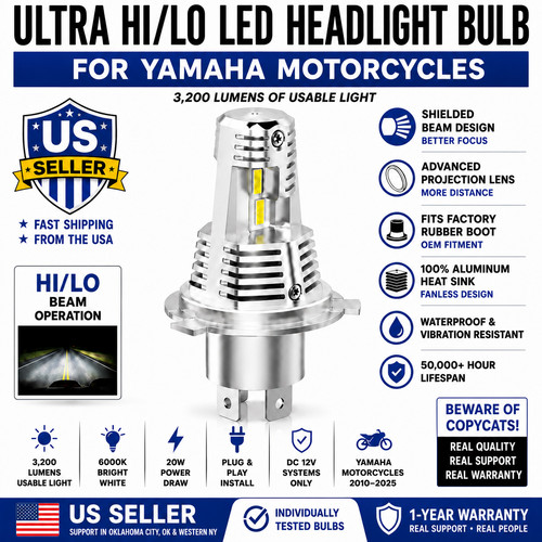 Super bright lo led - bright, hi/lo