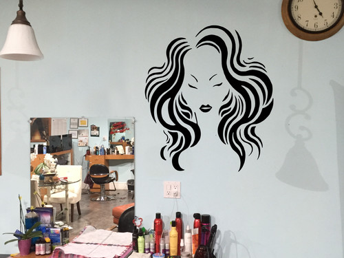 Beautiful girl modeling salon - beautiful,