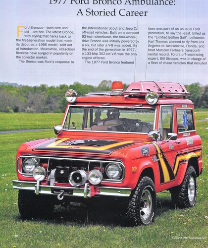 1977 ford bronco ambulance - 1977, suv