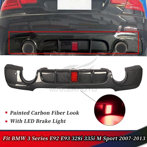 Carbon fiber rear bumper - fiber,