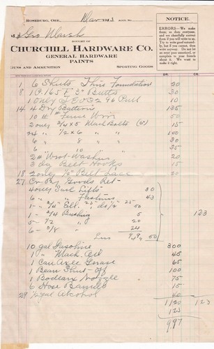 Churchill hardware co - churchill,