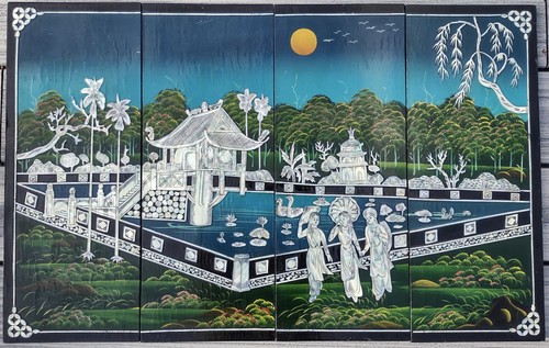 Set vintage vietnamese black - set,