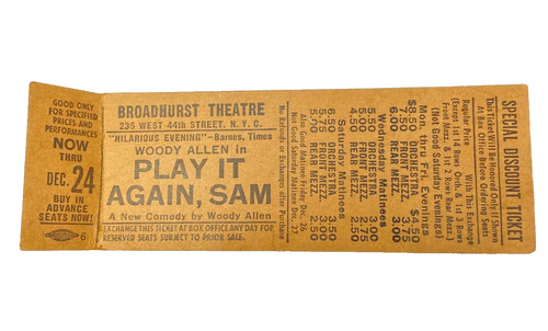 1969 play again sam - 1969, it