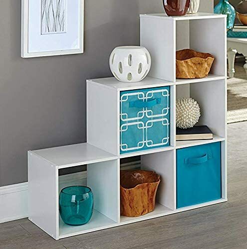 White wooden cube - 6,