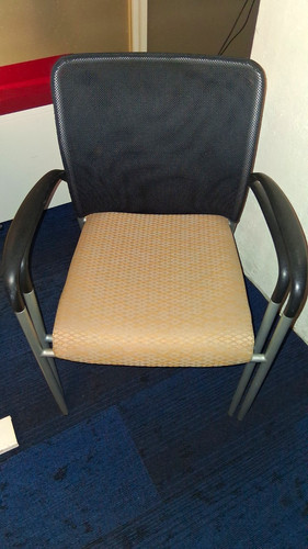 Mesh back stackable office - back,