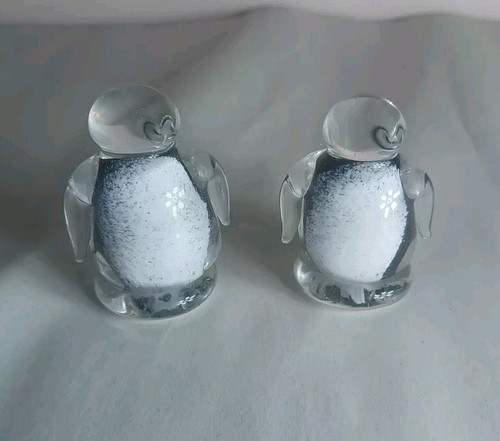 Set penguin art glass - of, 2