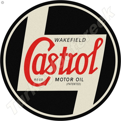 Castrol motor oil round - castrol,