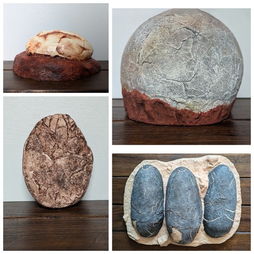 Dinosaur egg replicas raptor - dinosaur,