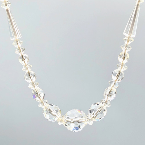 Art deco cut crystal pressed - art,