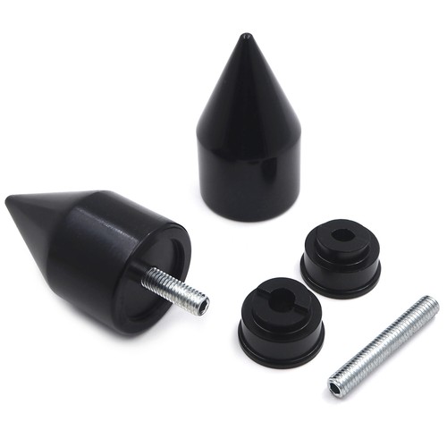 Black spike bar - ends, grip