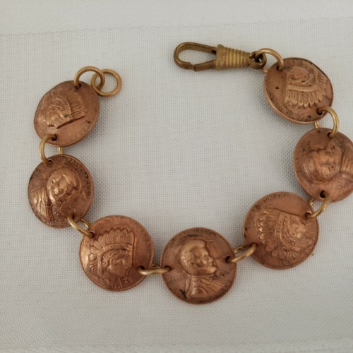 Vintage penny bracelet - vintage,