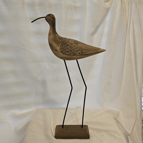 Wood seagull bird metal legs - seagull,