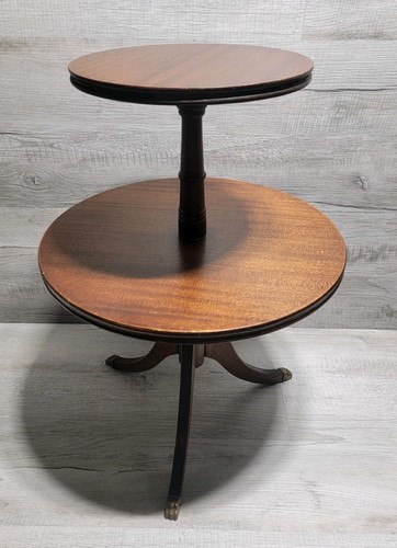 Vintage wood mcm tier dumb - mcm,