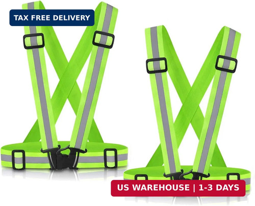 Reflective vest running gear - running,