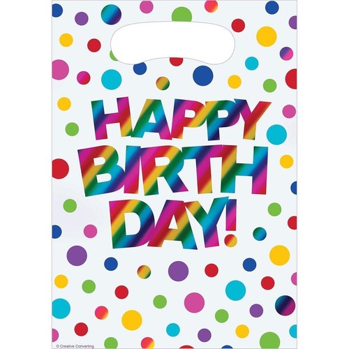 Rainbow foil happy birthday - foil,