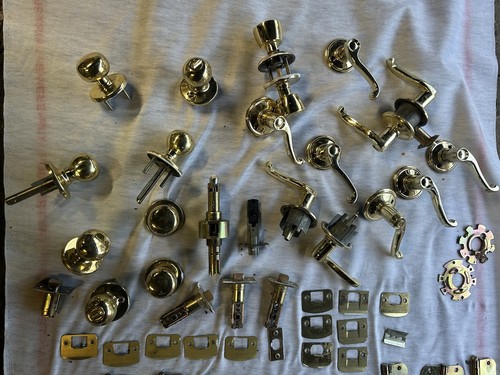 Assortment brass plated - of,