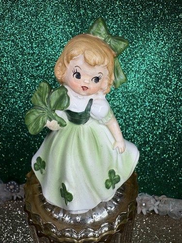 Vtg lefton patricks girl - lefton,