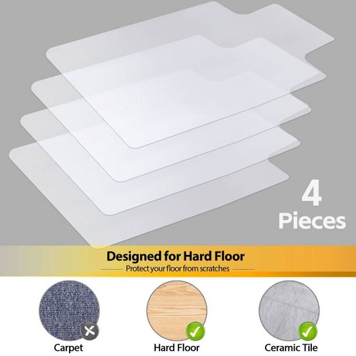 48in chair mat lip pvc - chair,