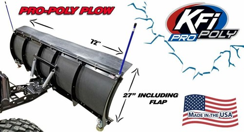 Kfi utv poly blade snow - utv,