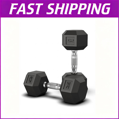 50lb pair hex dumbbell - 25-50lb,