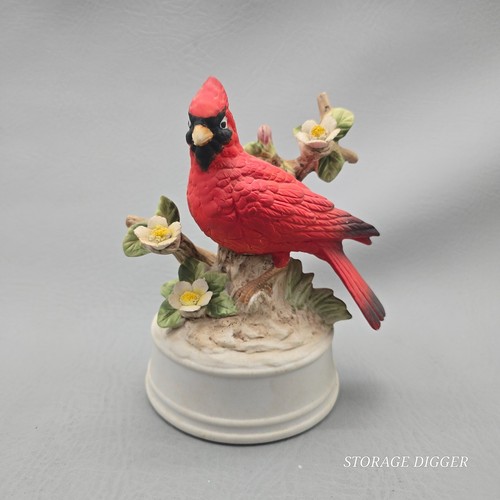 Vtg porcelain hand painted red - porcelain,