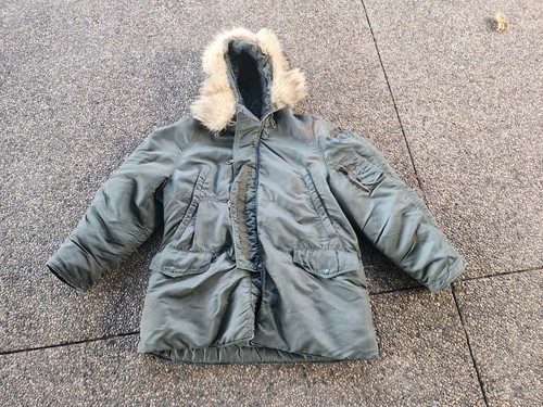 Vtg coyote fur hood air - coyote,