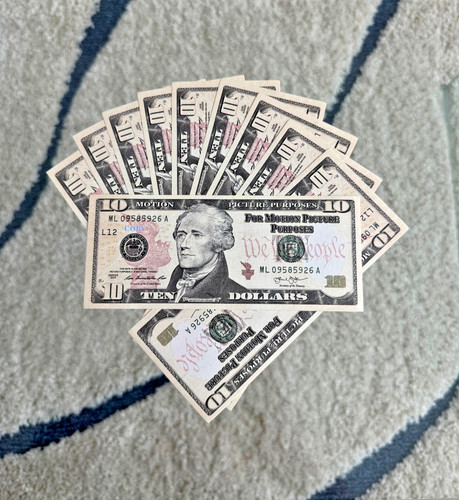 Premium prop bills 100 - $10, $100
