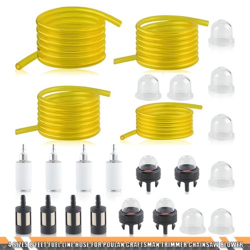 Sizes feet fuel line - line, hose