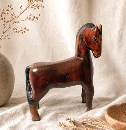 Vintage hand carved - carved, wood