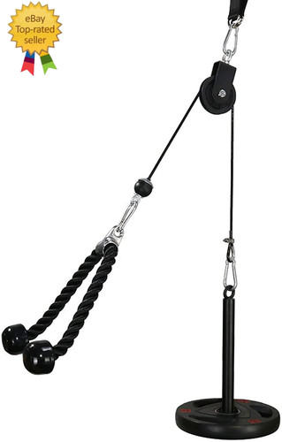 Lat pull down - down, and