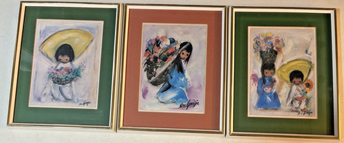 Ted degrazia signed artwork - 3, -ted