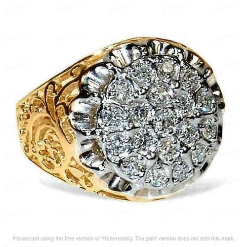 Men charm cluster diamond - charm,