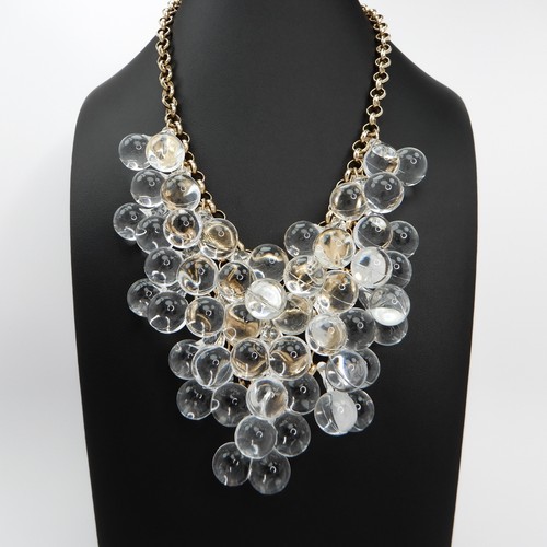 Clear lucite bubble cluster - bubble,