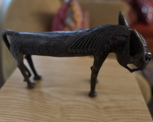 Hand cast african bronze - cast,