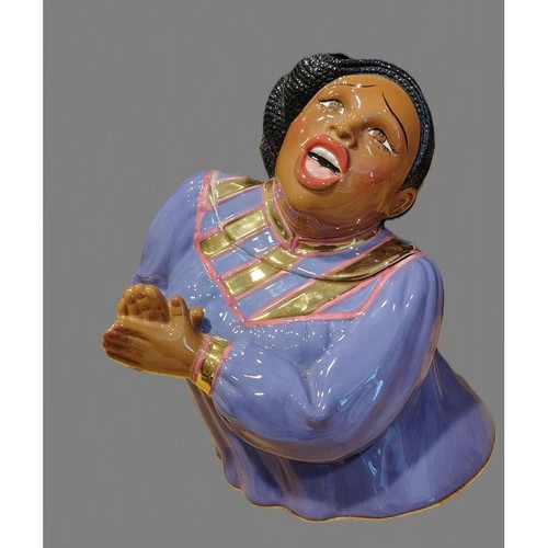 Vintage clay art - clay, "joyful