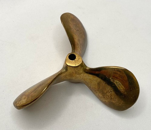Vtg solid brass marine - solid,