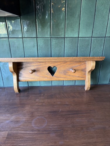 Vtg shelf wall mount wood - vtg,