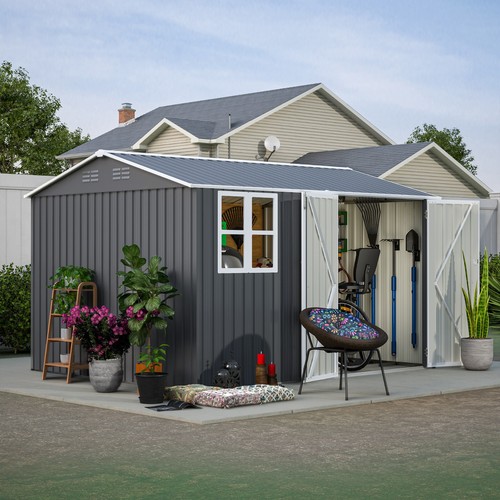 10x8 steel storage - steel, shed