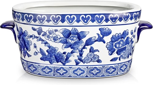 Blue and white - blue,