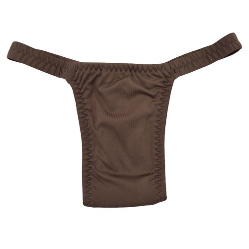 Brown satin gaff panty tucking - gaff,