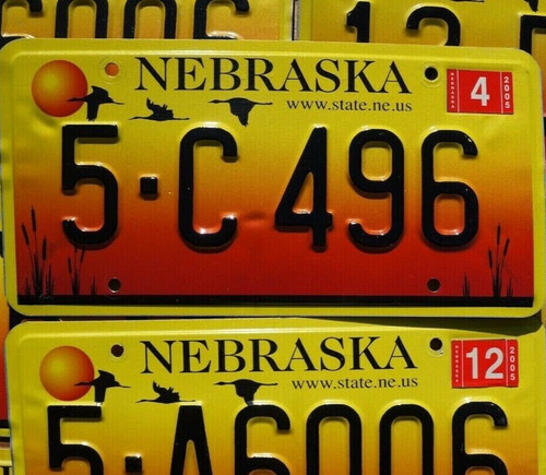 Nebraska license plate - nebraska,
