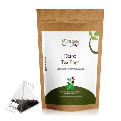 Pyramid detox tea bags eco - tea, |