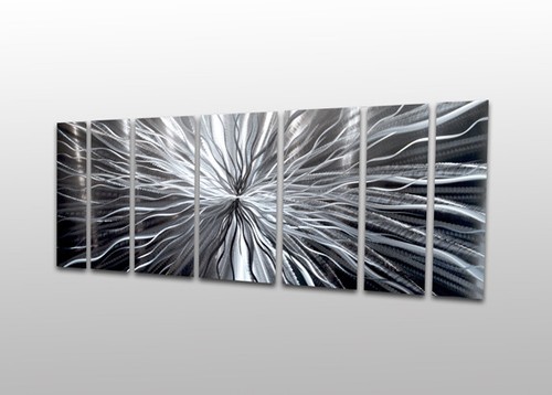 Abstract metal wall art - abstract, modern