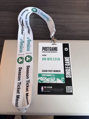 2026 boston celtics lanyard - celtics,