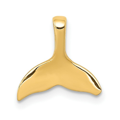 14k yellow gold whale tail - 14k,